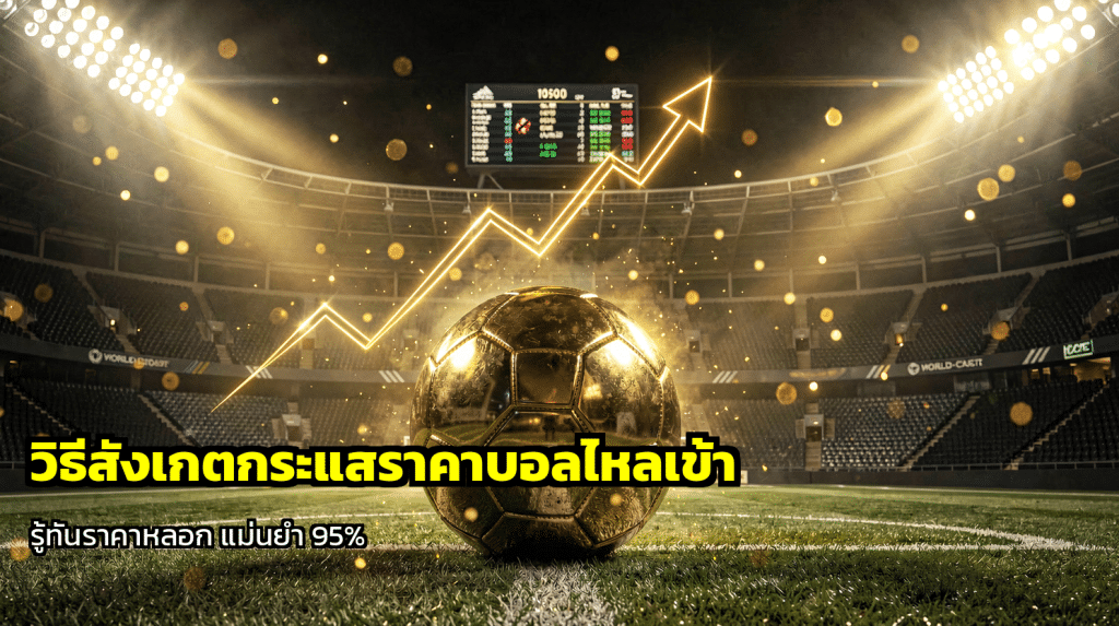 วิธีสังเกตกระแสราคาบอลไหลเข้า