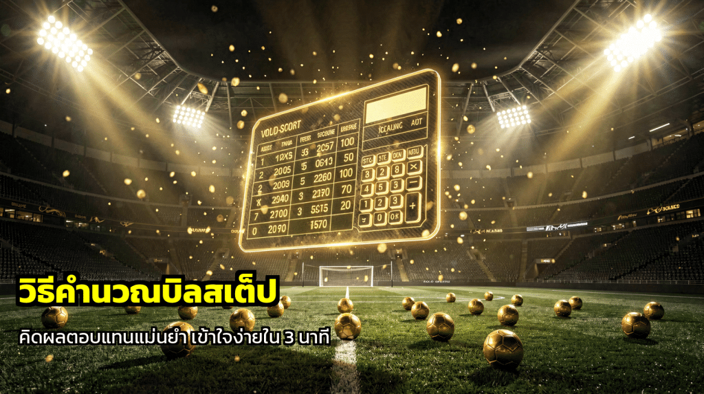วิธีคำนวณบิลสเต็ป